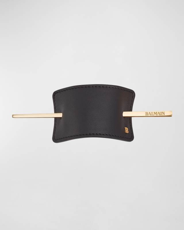 Leather Hair Barrette